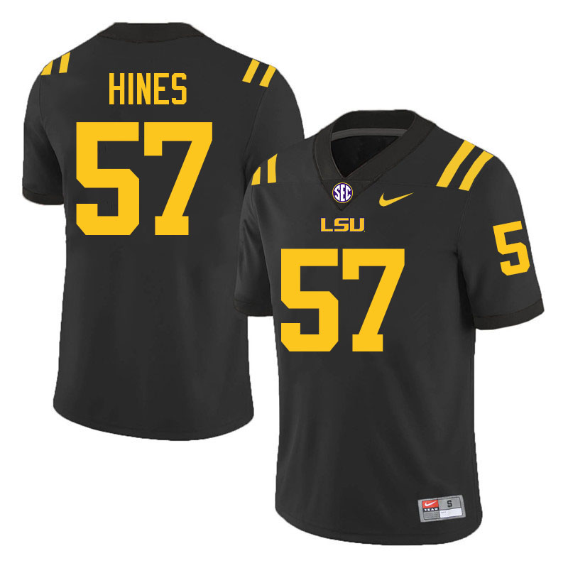 Chasen Hines LSU Tigers Jersey,Louisiana State University Tigers Football Jersey-Black